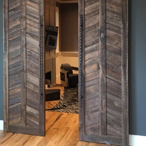 Frame & Panel Reclaimed Sliding Barn Doors