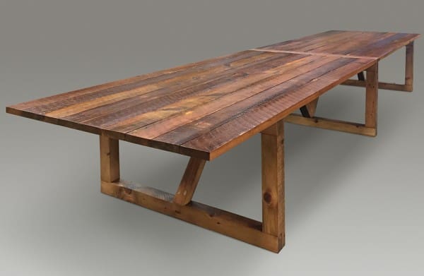 Lap Joint Timber Conference Table