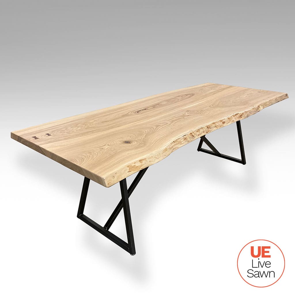 Live Edge Slab Table in Ash