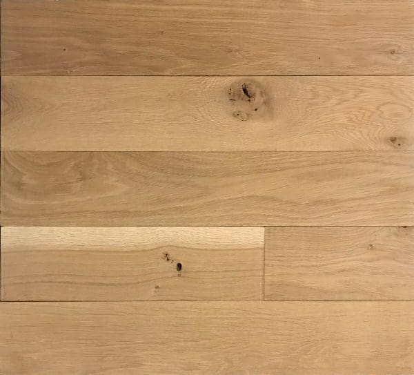 Character Grade White Oak Cladding in Matte Clear