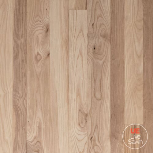 Live Sawn Ash Flooring in Matte Clear Finish