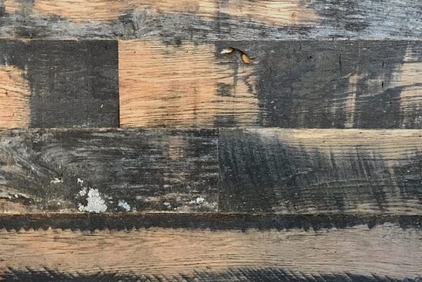 Reclaimed Skip Planed Black Oak Cladding