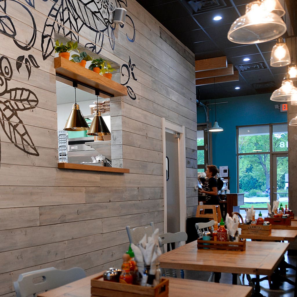 Hallway at Ancora Coffee in Madison Hallway at Ancora Coffee in Madison