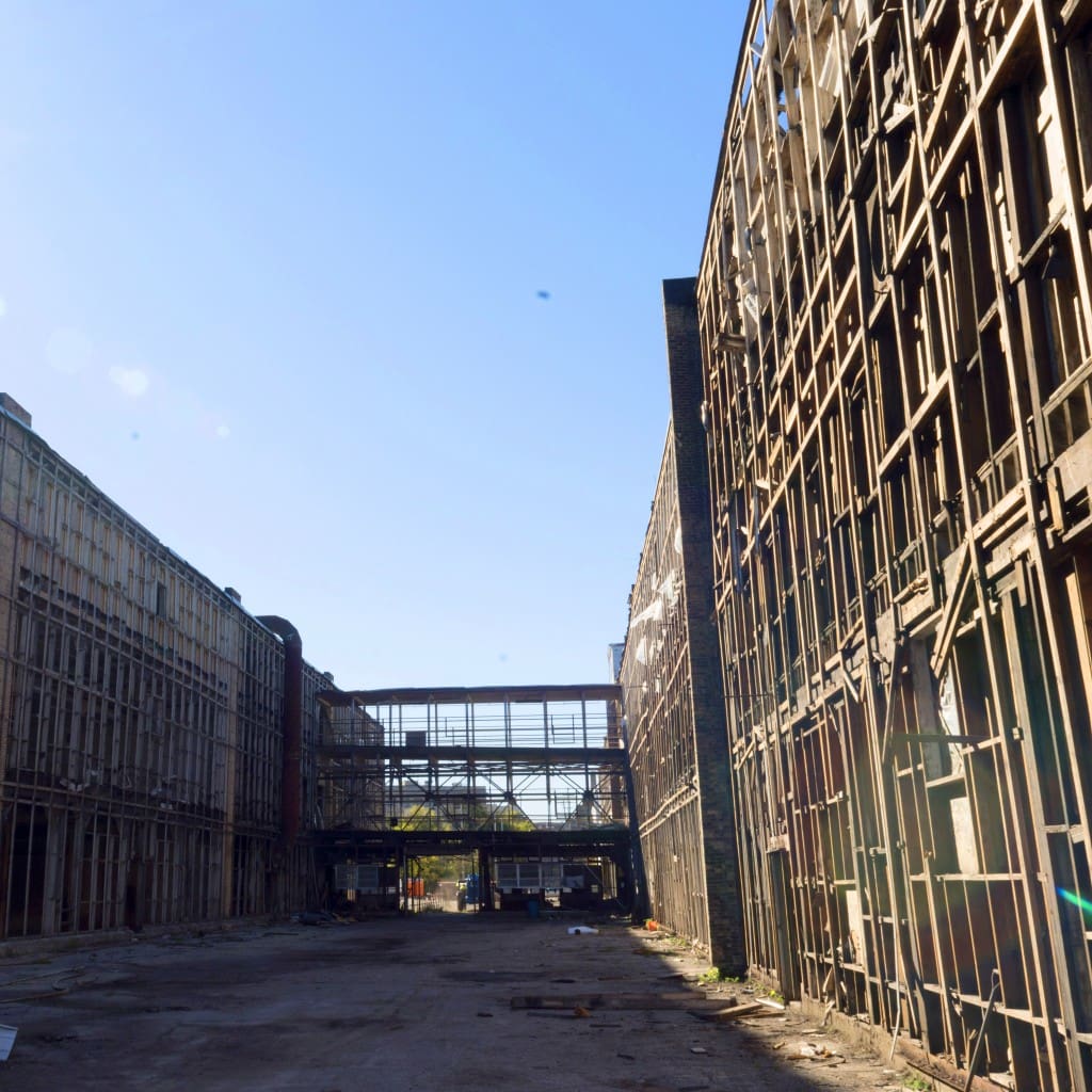 Deconstructed Factory in Racine Wisconsin