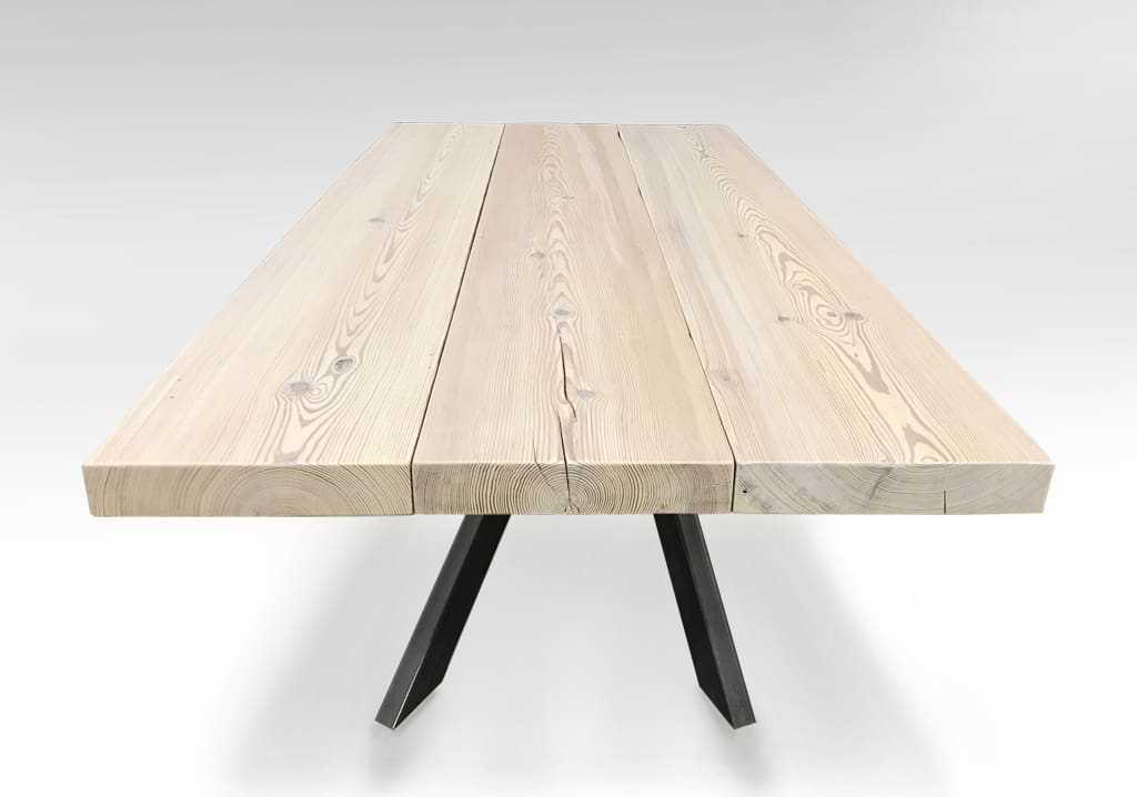 Heart Pine Clean Face Custom Table