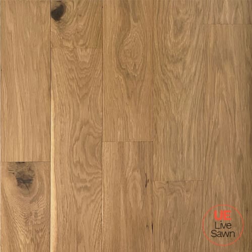 UE Live Sawn White Oak Flooring in Matte Clear Finish