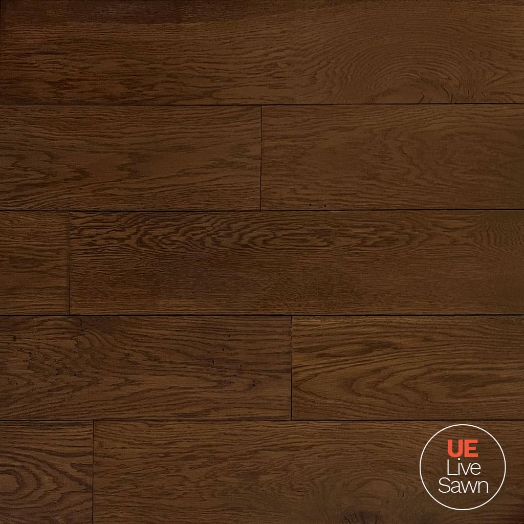 live sawn white oak urban wood cladding in smoke