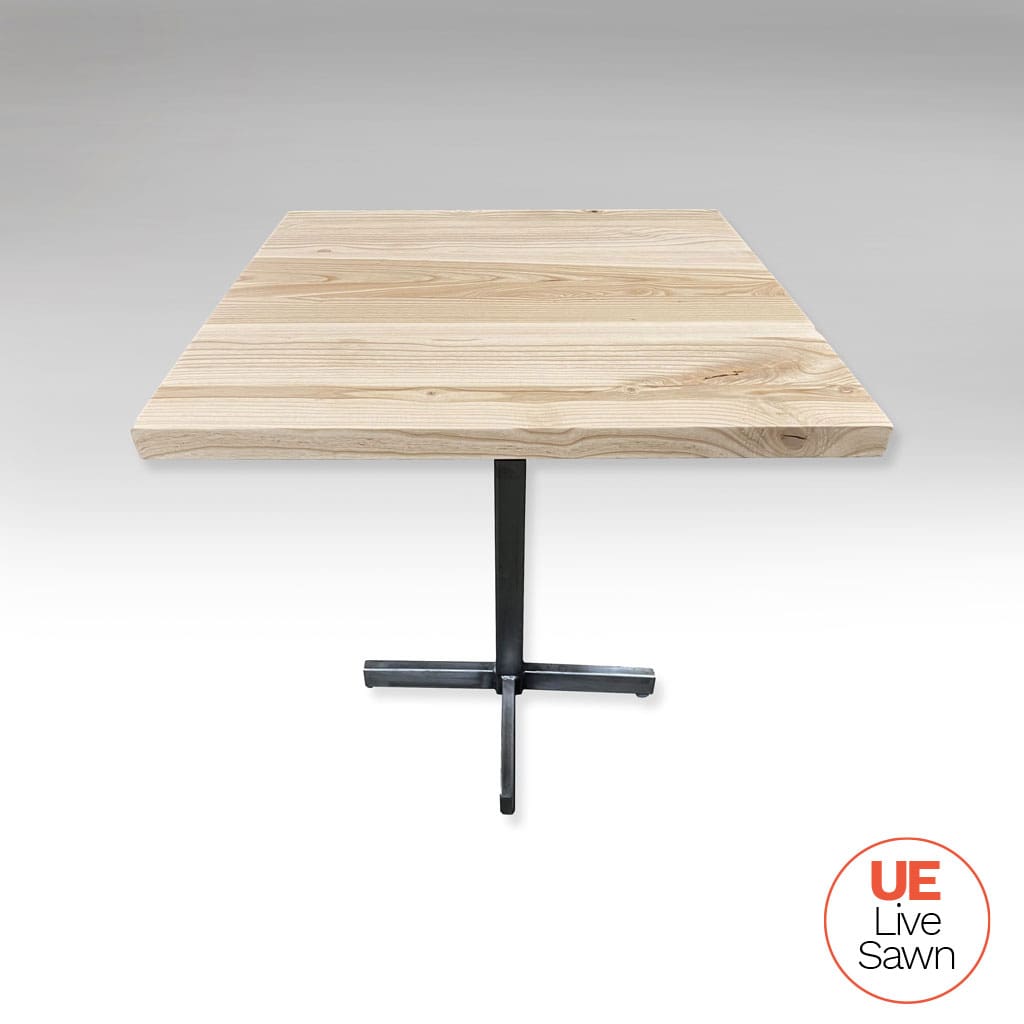 Urban Ash Cafe Table on X Base